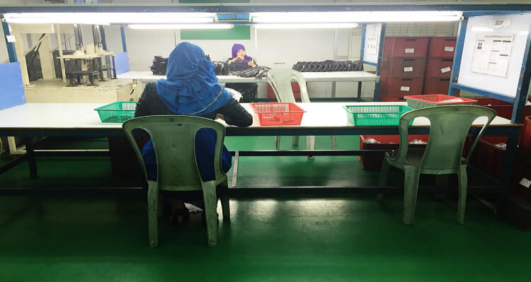 secondary process area
